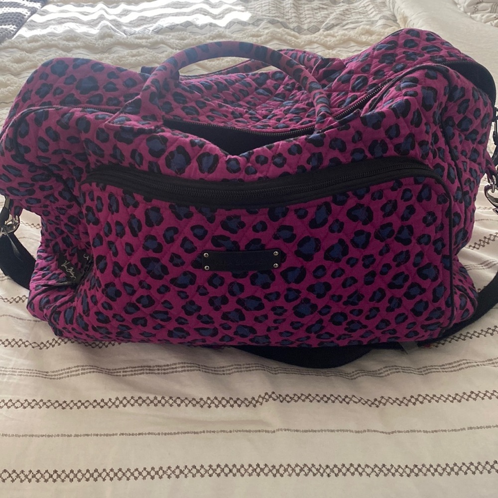 Vera Bradley overnight bag leopard